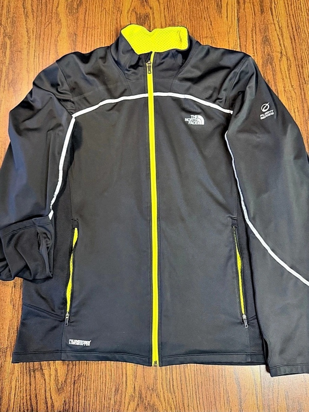 The North Face Flight Series Windstopper Jacket XL Black & Green